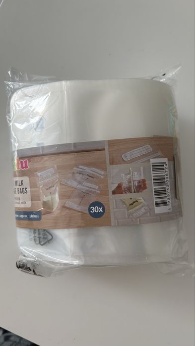 Vand 30 de pungi pentru stocare lapte matern (approx. 120ml)