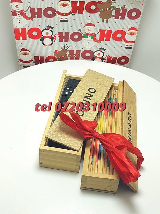 Pachet Cadouri  Joc Marocoo mikadoSi Domino  Transport Gratuit