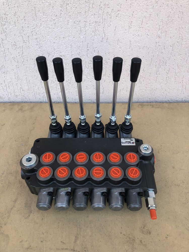 Distribuitor hidraulic 6 manete p80