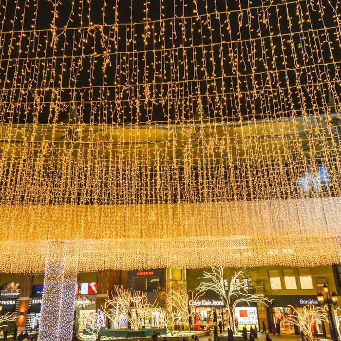 Уличная гирлянда бахрома