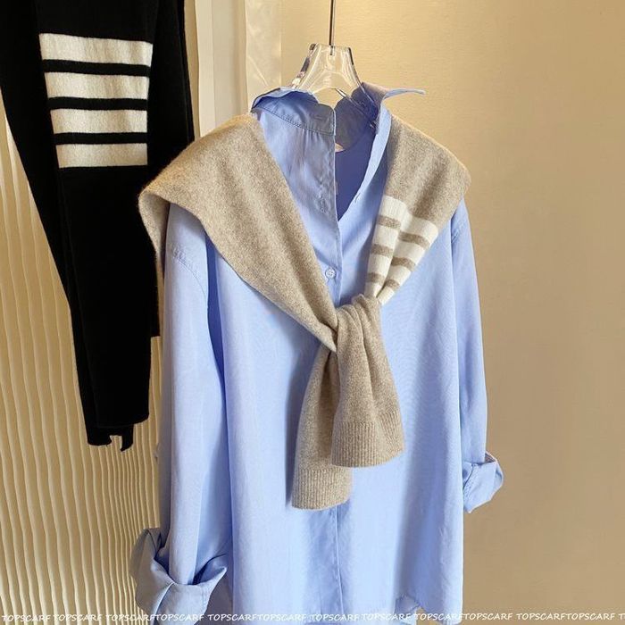 Шарф накидка свитер