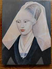 Pictură „Portretul unei femei” reproducere după Rogier Van der Weyden