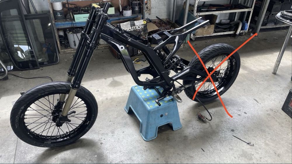 Milkracing 16” supermoto surron