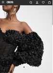 Rochie Asos cu flori 3D / corset