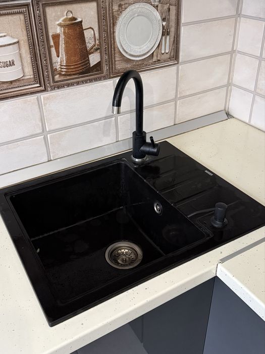 Chiuveta Neagră + Baterie KATE