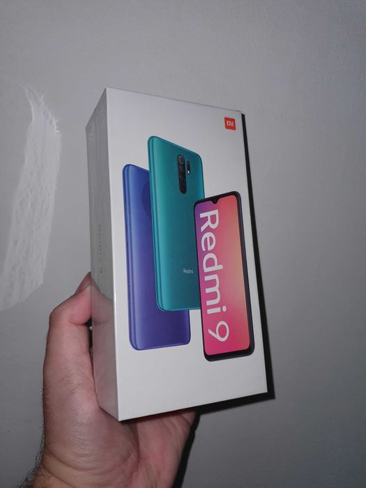 Telefon Dual SIM Xiaomi Redmi 9 64GB 4GB RAM Ocean Green Nou Sigilat