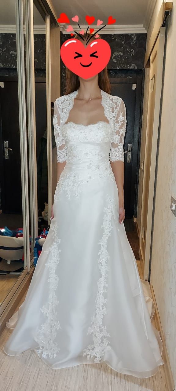 Брендовое свадебное платье Pronovias