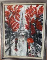 Картини с маслени бои “ Влюбени в Париж”