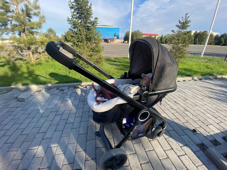 Коляска прогулочная, 3 в 1, очень теплая