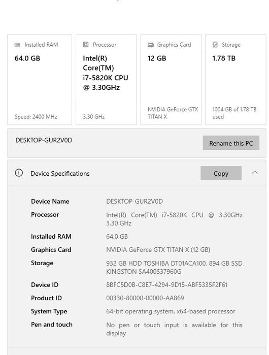PC Desktop Gaming Wifi