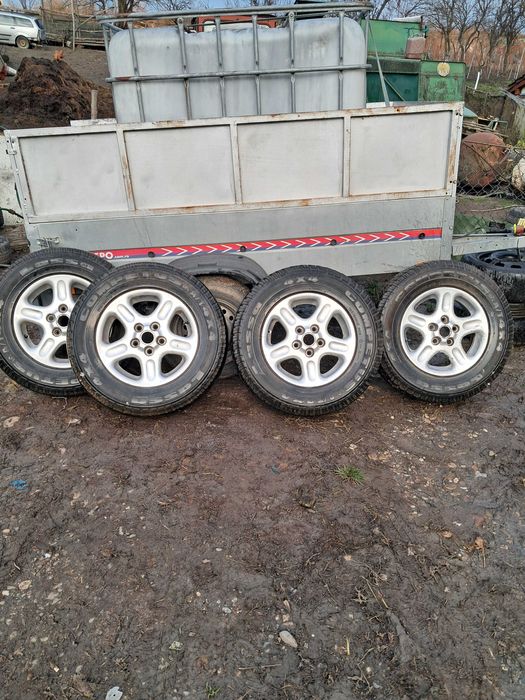 Vând set 4jante aliaj Land Rover freelander1 pe15