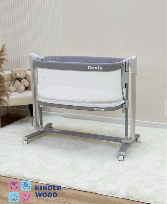 Манеж PITUSO DENIA, приставная кроватка, электроколыбель и манеж
