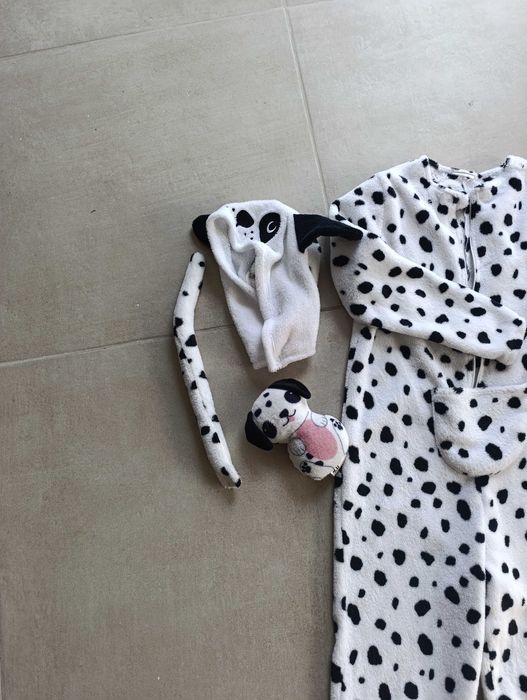 Детски гащеризон пижама далматинец 134-140 H&M