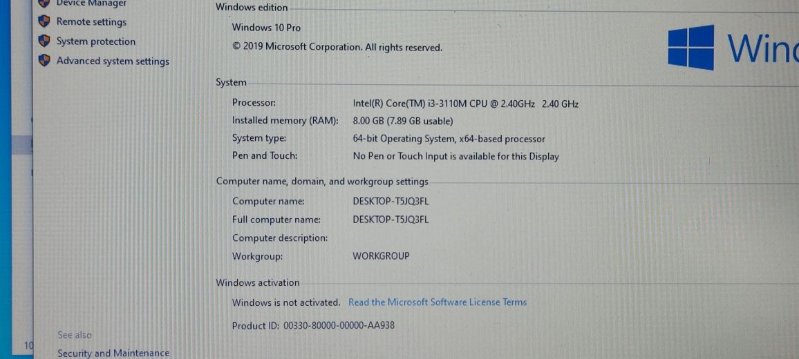 Laptop de Gaming Samsung NP350 i3-3110m 6gb Ram 500Gb Placa video 2GB