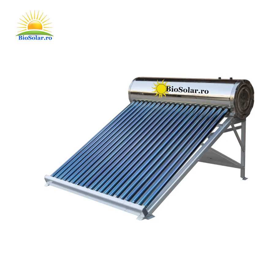 Panou Solar Presurizat / Nepresurizat cu boiler - Apa Calda - Inox