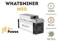 MicroBT Whatsminer M50 120T (367€/lună) BTC Bitcoin ETH KAS miner