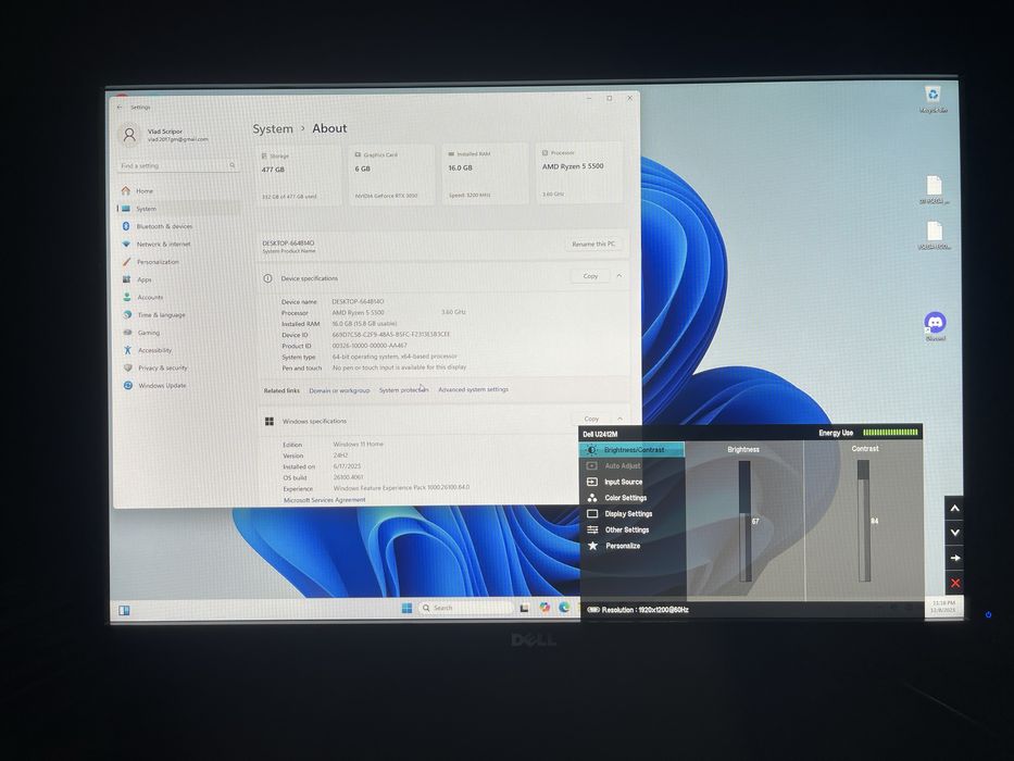 Pachet calculator Gaming| Ryzen 5 5500| NVIDIA Geforce rtx 3050