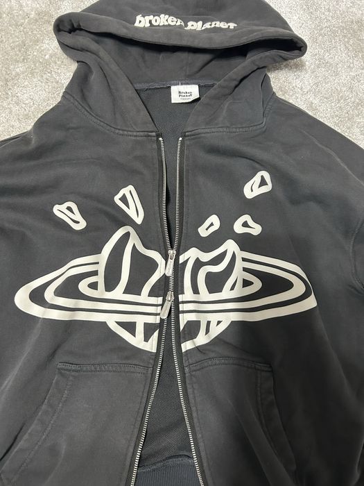 Vand hanorac cu fermoar broken planet marimea M