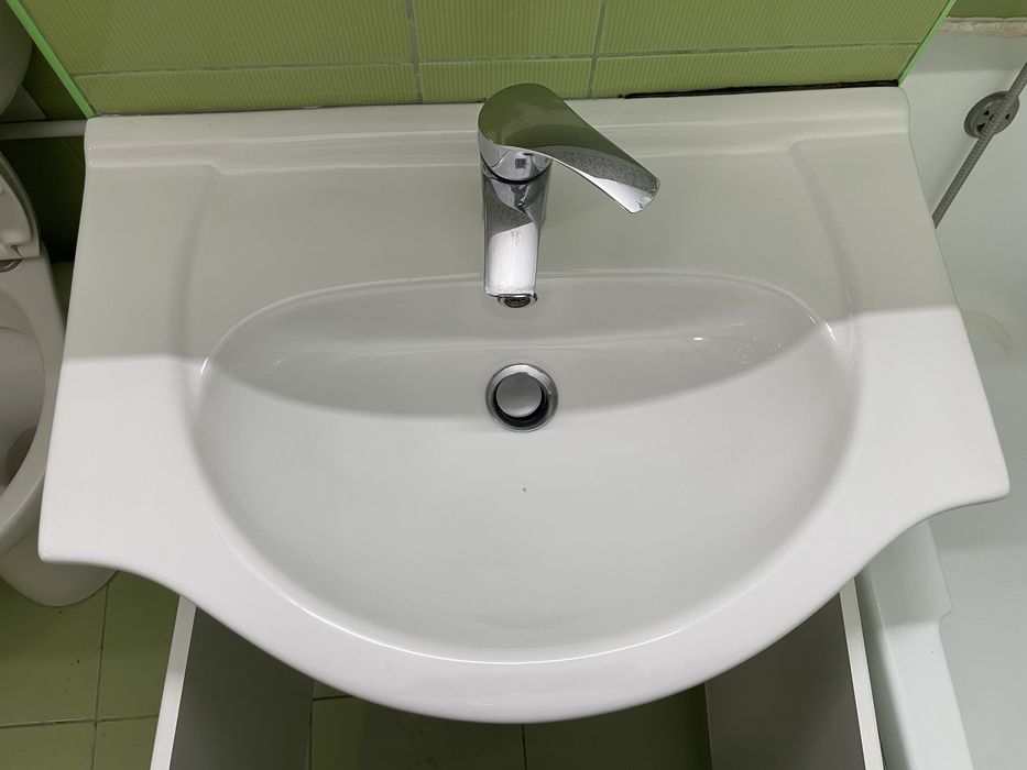 Chiuveta, masca, baterie (grohe), oglinda