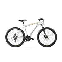 Bicicleta de munte Romet Rambler R6.3, alb-auriu