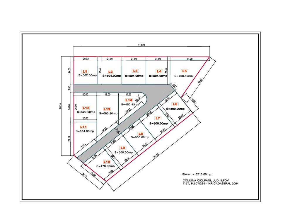 Teren pentru investitie/dezvoltare imobiliara pe DN1 in Ciolpani