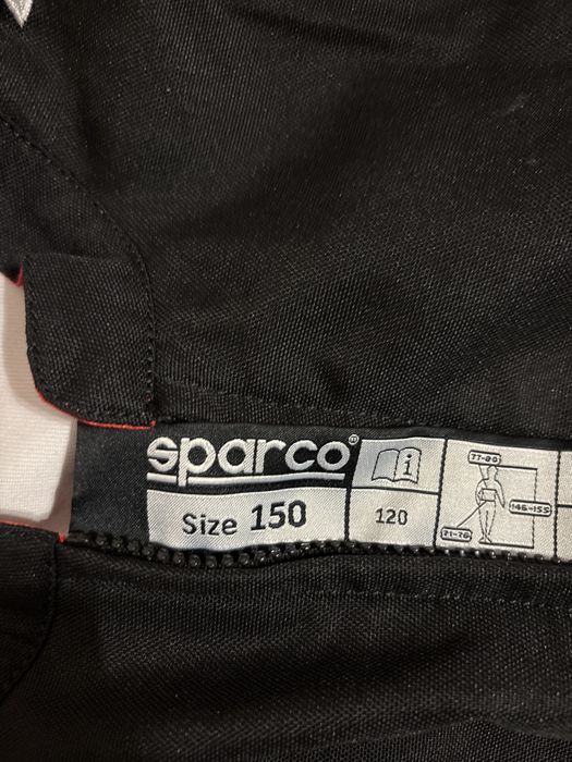 Combinezon SPARCO ROOKIE pt copil, negru rosu