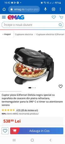 Cuptor pizza G3Ferrari Delizia negru special