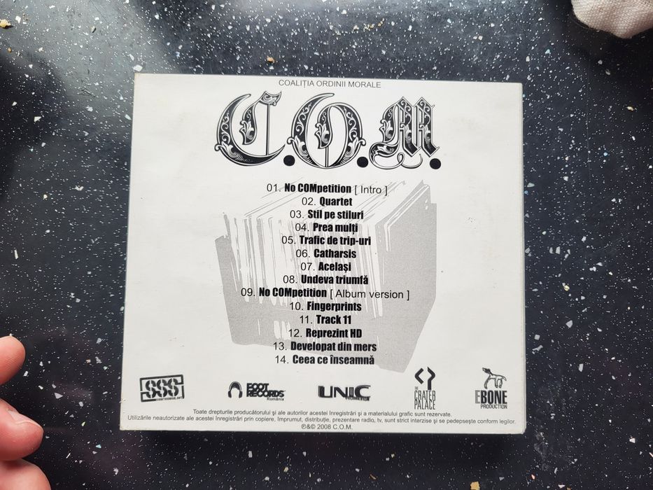 Cd com hip hop rap