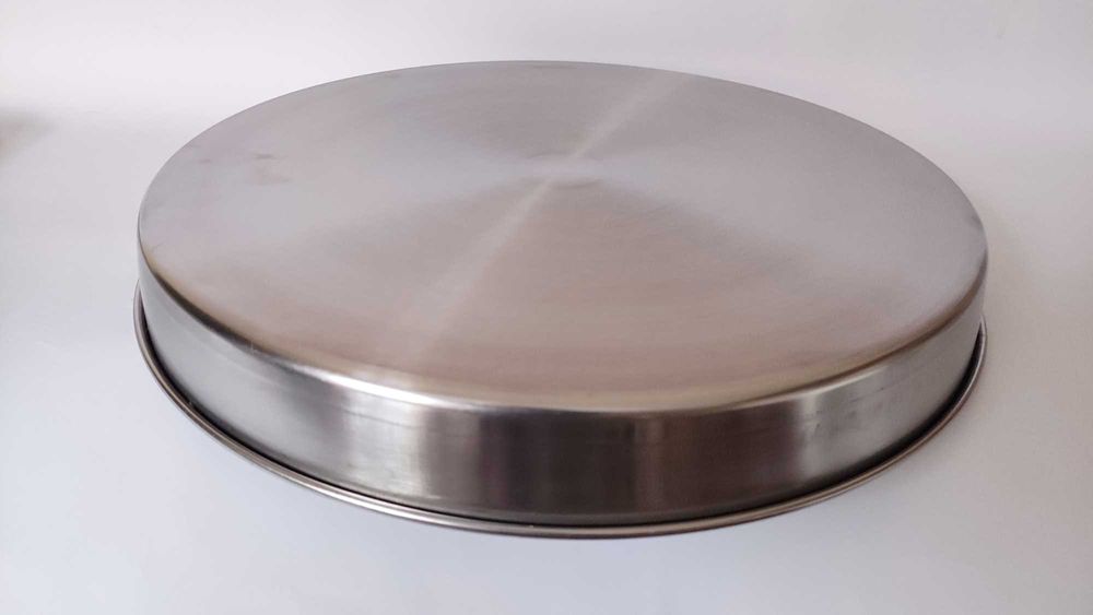 Кръгла тава от неръждаема стомана