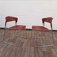 Винтидж дизайнерски тръбен стол Paolo Favaretto Assisa произведен за P