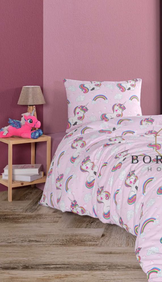 Lenjerie de pat Lovely Unicorn +față pernă 45x45