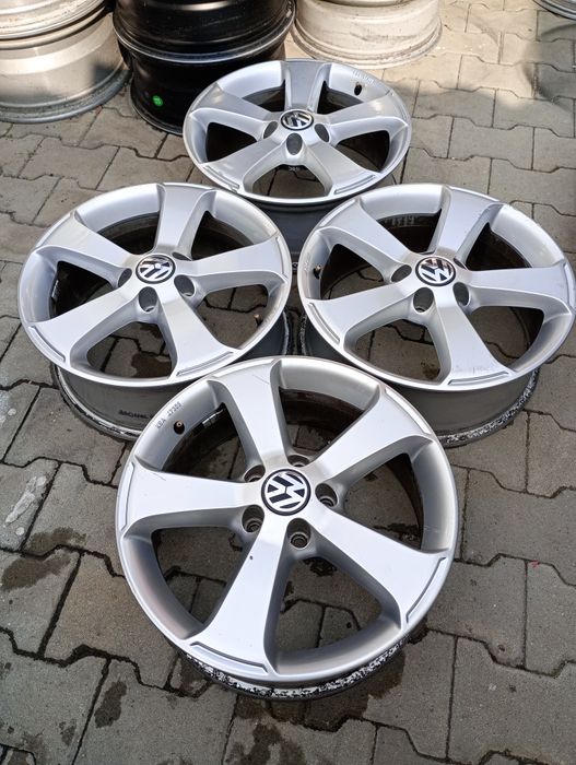 4 jante 5x112 R17 originale w passat cc b7 b8 golf 5 6 7 Turan Tiguan