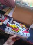 Adidași personalizați unicat – stil Comic Art, pictați manual