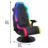Аудио гейм стол X Rocker Aurora 2.1 Bluetooth с LED светлини