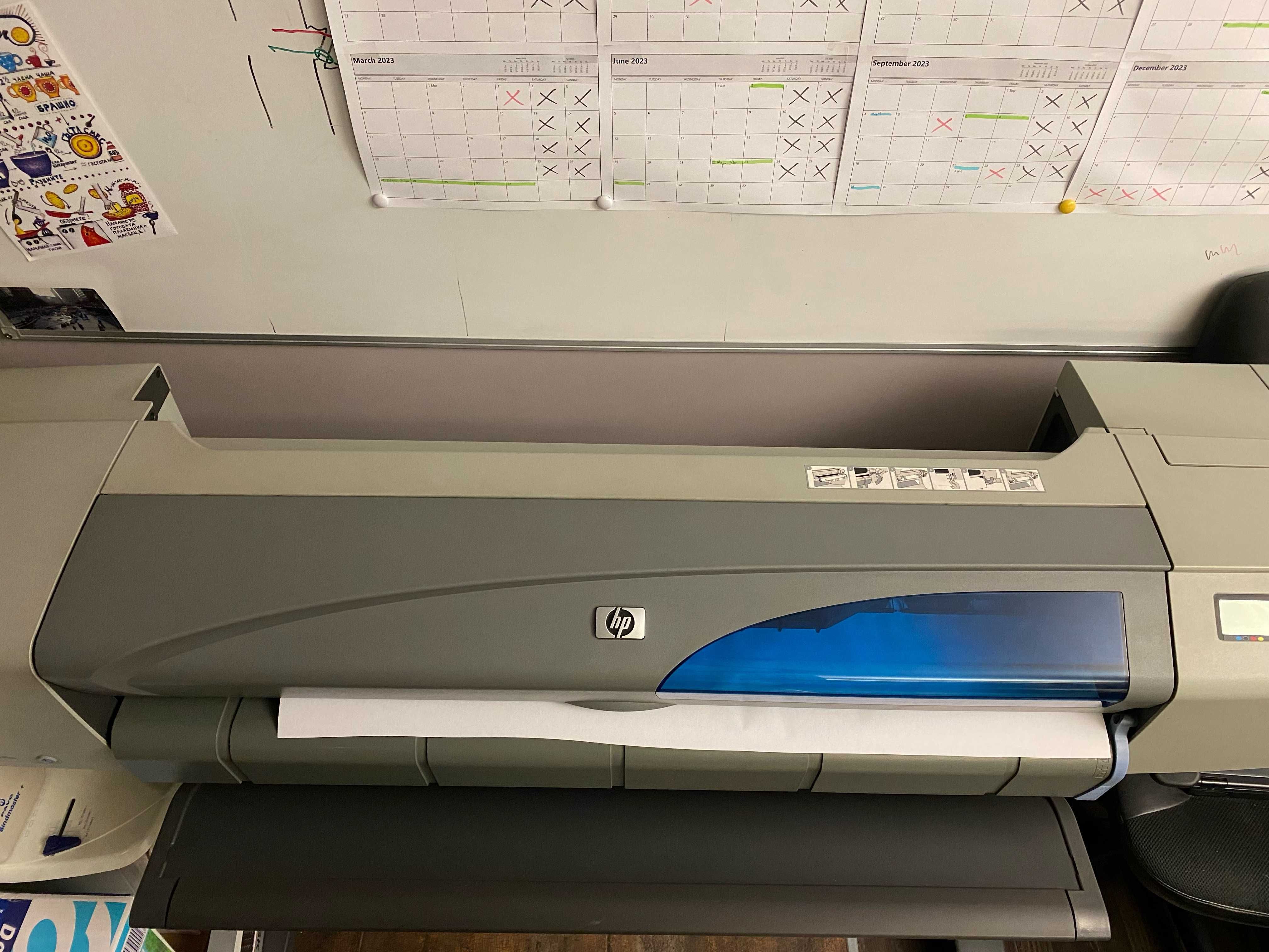 НЕРАБОТЕЩ плотер HP Designjet 500 Plus