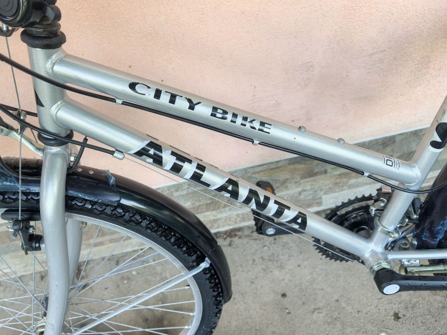 КАТО НОВ?! ATLANTA SITY BIKE Градски дамски Велосипед Колело 26 цола