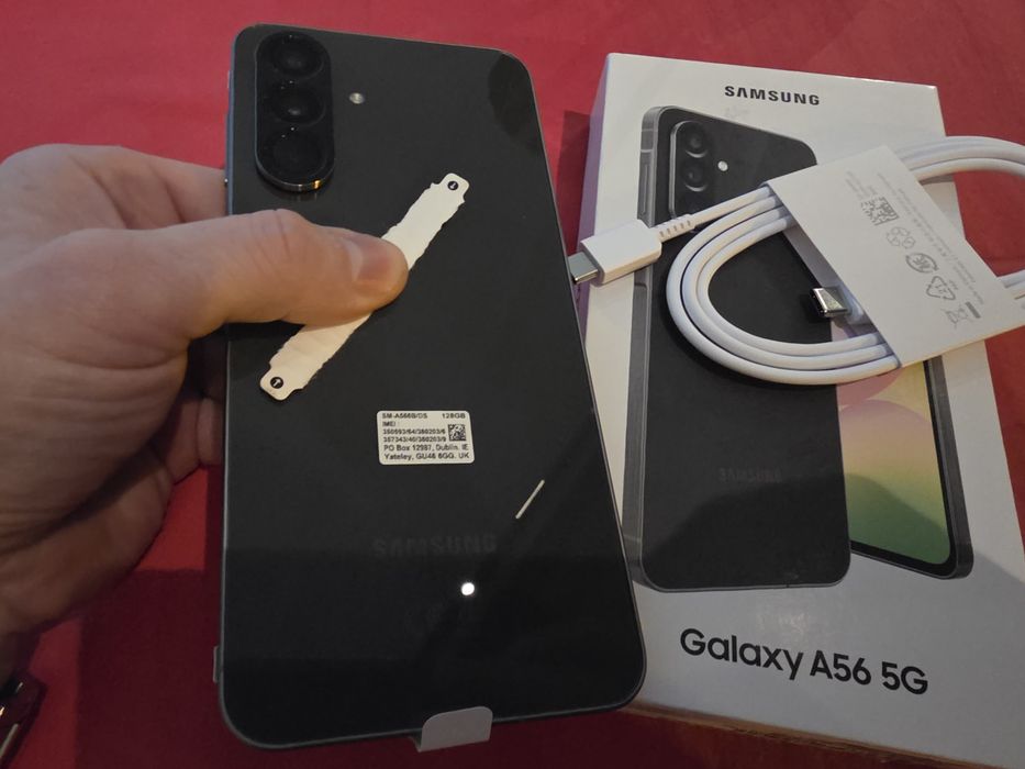 -Samsung A56-5G, Nou, 128Gb, 8Ram, 0 cicluri incarcare, neactivat, nef