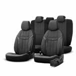 Set huse scaune Premium, Universale, fractionate Otom Swan 501 negru