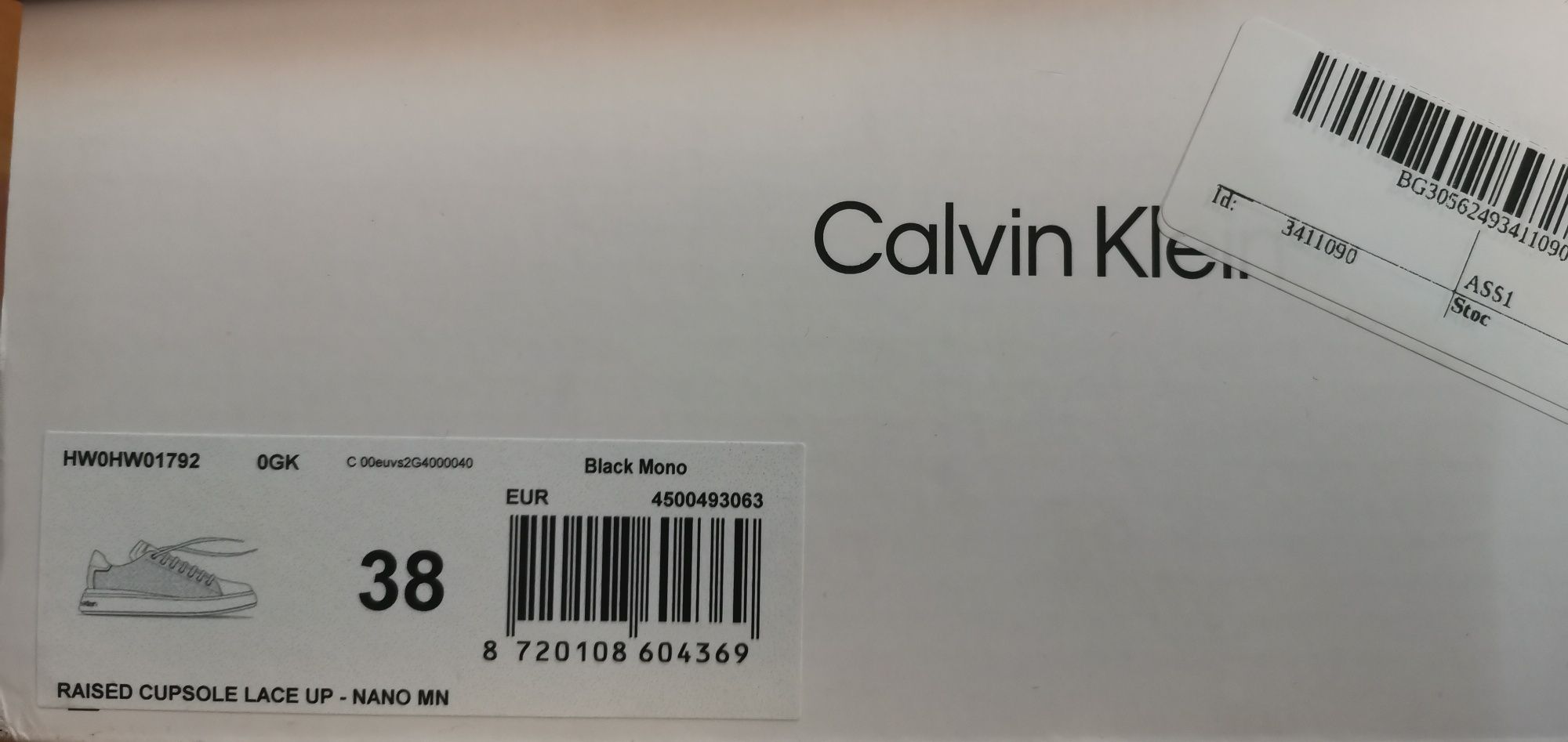 Дамски кожени обувки Calvin Klein