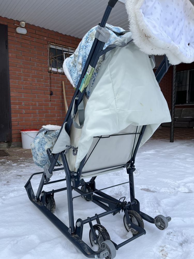 Санки-коляска  2 в 1
