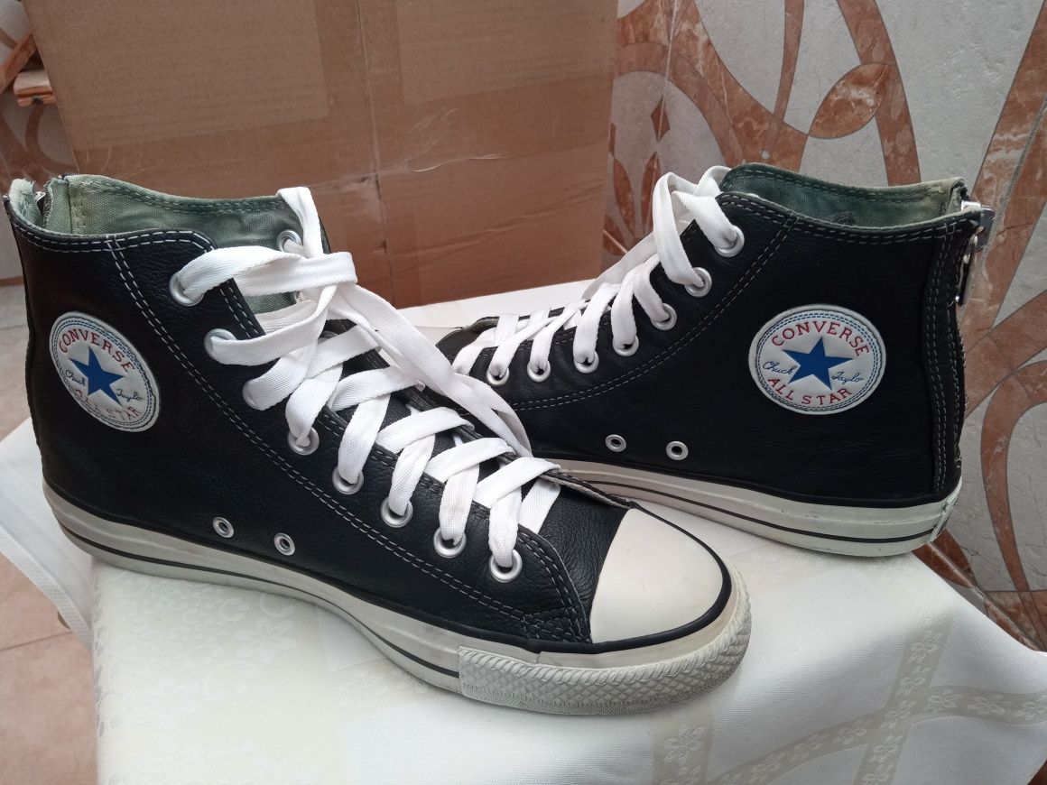 Converse Chuck Taylor All Star piele naturală mărimea 41,5
