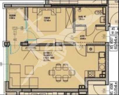 Продава се Двустаен апартамент в Бургас, Славейков - 69 кв.м за 1002 €/кв.м - Снимка #1
