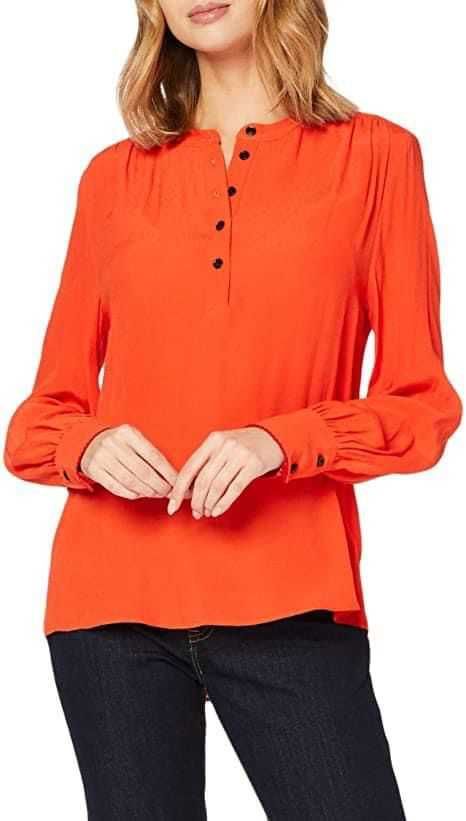 Camasa portocalie Tommy Hilfiger pentru femei