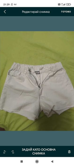 Дънкови къси гащи за момиче