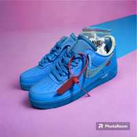 Nike Air Force 1 Off-White University Blue Номер-43