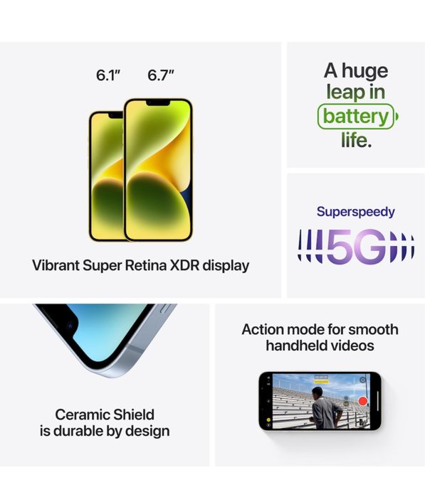 Iphone 14 fullbox starlight