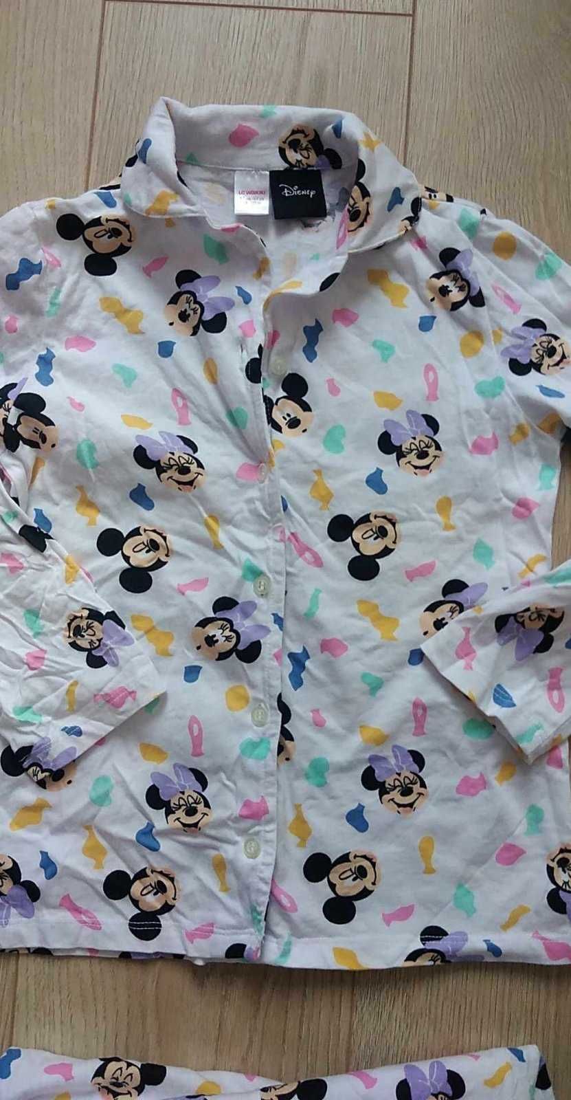 Нова пижама за момиче от 2 части с дълъг ръкав с Мики и Мини Маус
