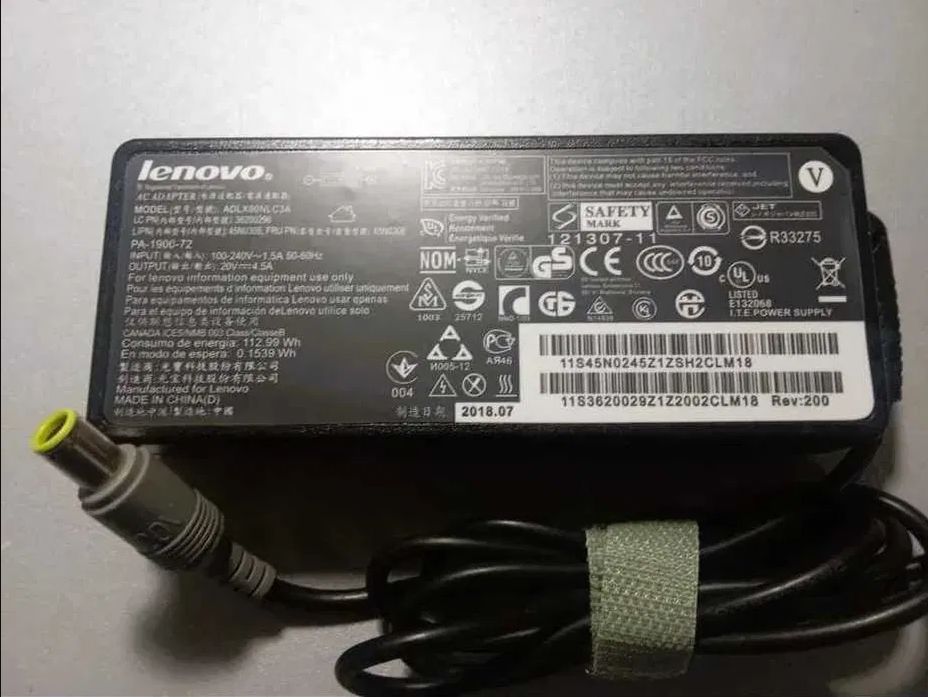 от Lenovo зарядка блок питания