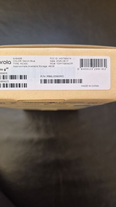 Motorola G05 - 4/64 с 2г. гаранция
Продавам чисто нов смартфо