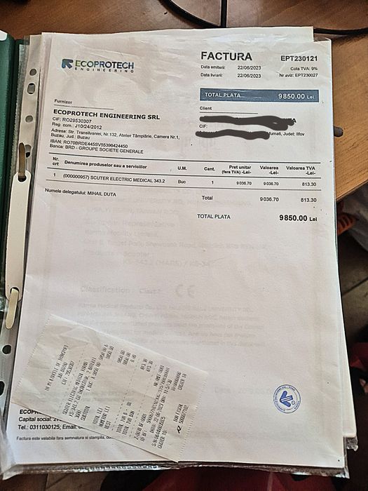 Scuter electric medical KARMA pentru varstnici sau persoane cu dizabil